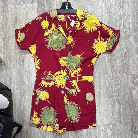 Free People Pants - Free People Floral Print Romper